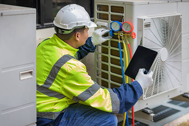 Professional Hvac Maintenance technician working in Sellersville, PA